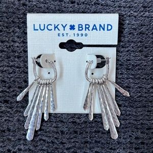 LUCKY BRAND earrings $15 new with tags silver